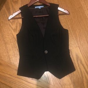 Antonio Melini dark gray fitted waistcoat